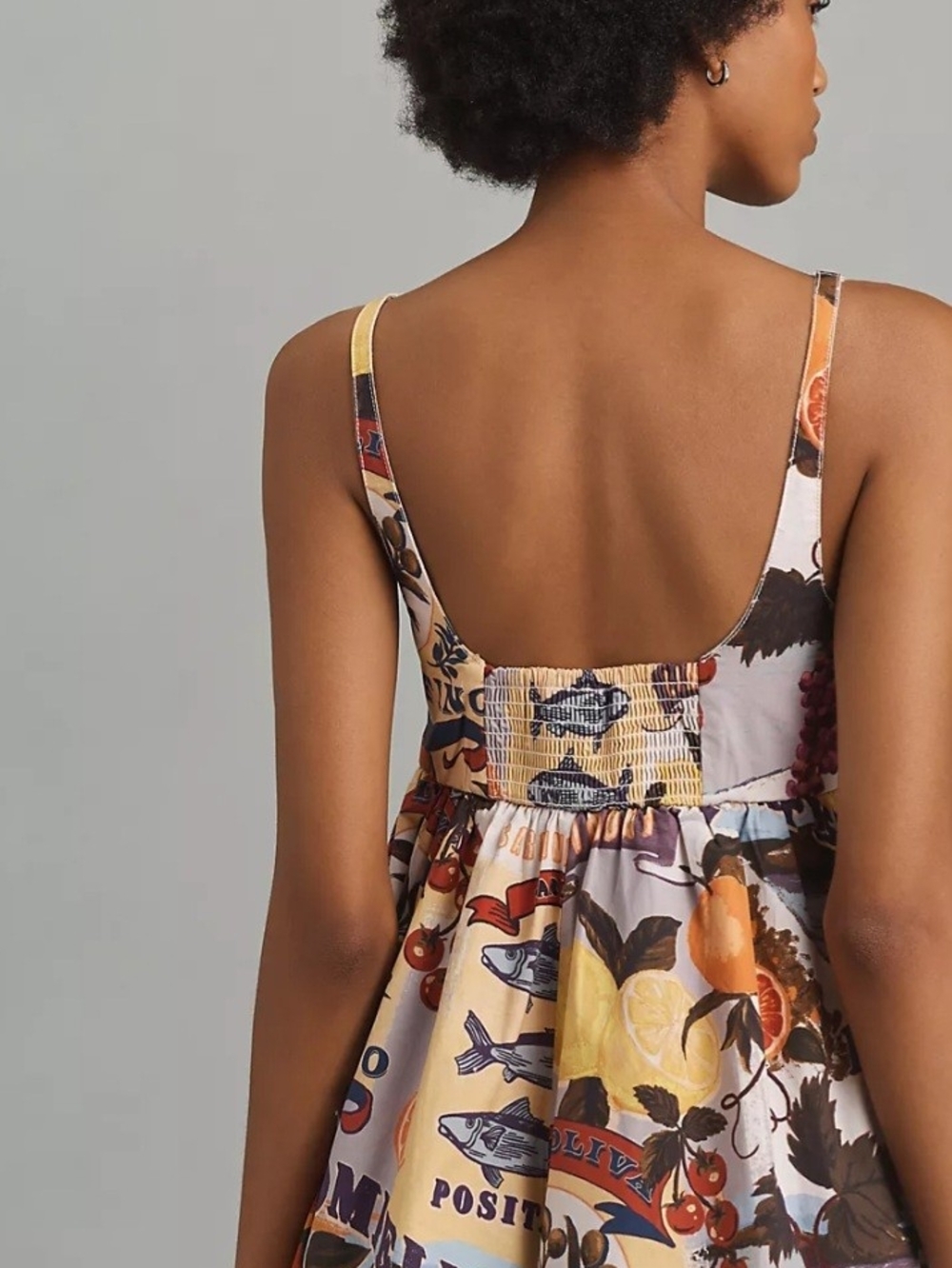 Anthropologie Maeve x Christian Lacroix Layered Bustier Mediterranean Romper SzM - Picture 3 of 11